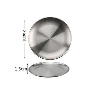 Stainless steel Dinner Plates