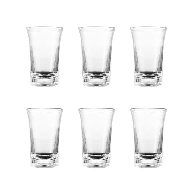 6Pcs/Set Color Plastic Spirits Shot Glass